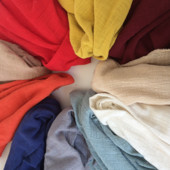 24Gb Salvete Kokvilnas Marle 32x32cm Retro kokvilnas siera audums Rustic Galda dekors Muslīna tējas dvieļu auduma salvetes Kāzu piederumi