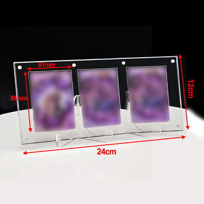 Nuotraukų rėmelis su magnetiniu fotokortelių laikikliu, plakato stendas, skaidrus akrilas, skirtas apsaugoti paveikslėlius biuro darbalaukio ornamentu