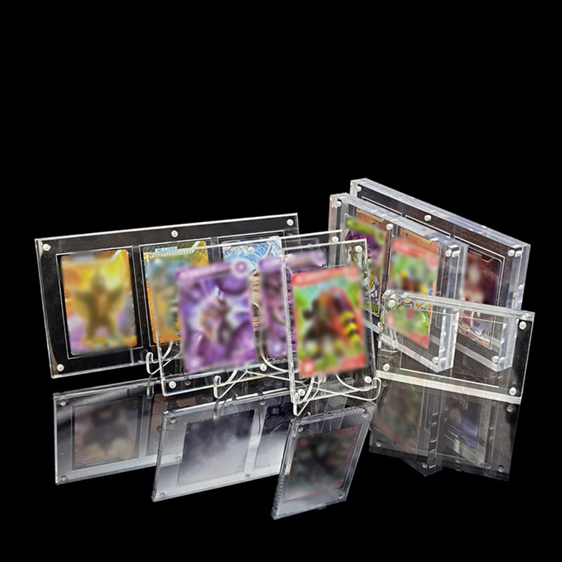 Nuotraukų rėmelis su magnetiniu fotokortelių laikikliu, plakato stendas, skaidrus akrilas, skirtas apsaugoti paveikslėlius biuro darbalaukio ornamentu