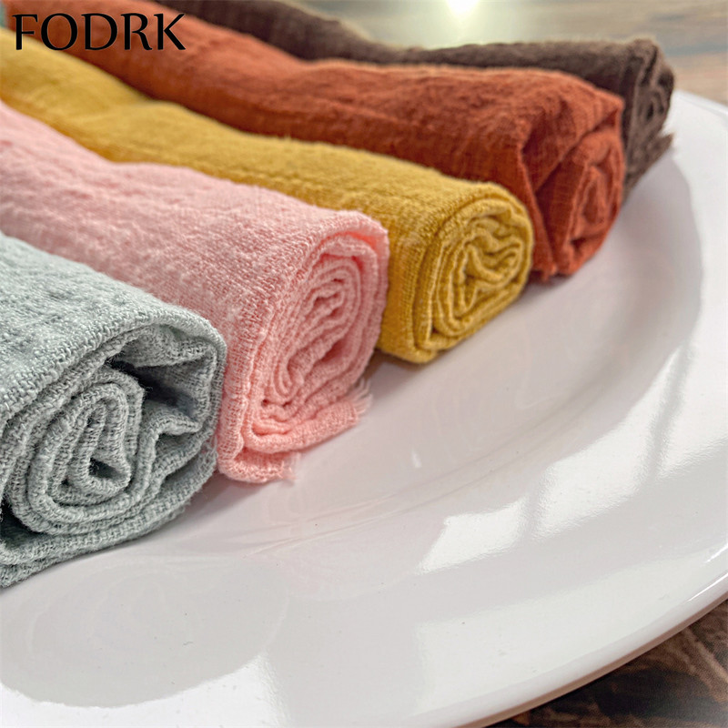 10gab Galda salvete Audekls Garderobes paklājiņš 40x40cm Kāzu komplekts šķīvjiem Pasniegšana Dekupāža Tējas Dvielis Audums Marle Ballīte Rotā