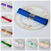 Επιτραπέζια χαρτοπετσέτα Διακόσμηση γάμου Απλό πολυεστέρα για πάρτι γενεθλίων εστιατορίου ξενοδοχείου Ανθεκτικό σε λεκέδες