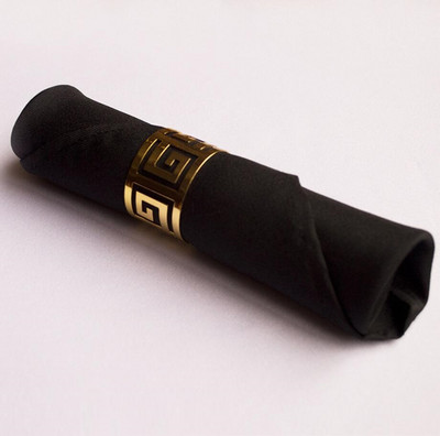 Επιτραπέζια χαρτοπετσέτα Διακόσμηση γάμου Απλό πολυεστέρα για πάρτι γενεθλίων εστιατορίου ξενοδοχείου Ανθεκτικό σε λεκέδες