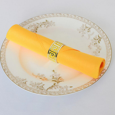 Επιτραπέζια χαρτοπετσέτα Διακόσμηση γάμου Απλό πολυεστέρα για πάρτι γενεθλίων εστιατορίου ξενοδοχείου Ανθεκτικό σε λεκέδες