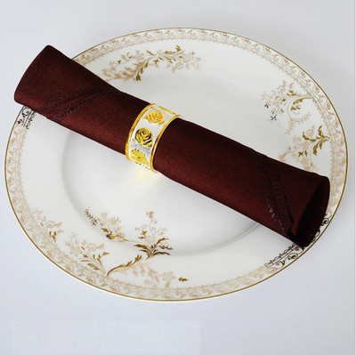 Επιτραπέζια χαρτοπετσέτα Διακόσμηση γάμου Απλό πολυεστέρα για πάρτι γενεθλίων εστιατορίου ξενοδοχείου Ανθεκτικό σε λεκέδες