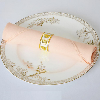 Επιτραπέζια χαρτοπετσέτα Διακόσμηση γάμου Απλό πολυεστέρα για πάρτι γενεθλίων εστιατορίου ξενοδοχείου Ανθεκτικό σε λεκέδες