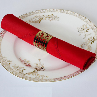 Επιτραπέζια χαρτοπετσέτα Διακόσμηση γάμου Απλό πολυεστέρα για πάρτι γενεθλίων εστιατορίου ξενοδοχείου Ανθεκτικό σε λεκέδες