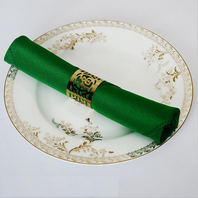 Επιτραπέζια χαρτοπετσέτα Διακόσμηση γάμου Απλό πολυεστέρα για πάρτι γενεθλίων εστιατορίου ξενοδοχείου Ανθεκτικό σε λεκέδες