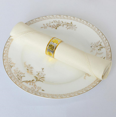 Επιτραπέζια χαρτοπετσέτα Διακόσμηση γάμου Απλό πολυεστέρα για πάρτι γενεθλίων εστιατορίου ξενοδοχείου Ανθεκτικό σε λεκέδες