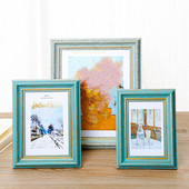 Retro radošs foto rāmis 7 collu 6 collu svārsts mājas dekorēšanai 5 collu 10 collu foto rāmis Kāzu foto rāmis galda svārsts