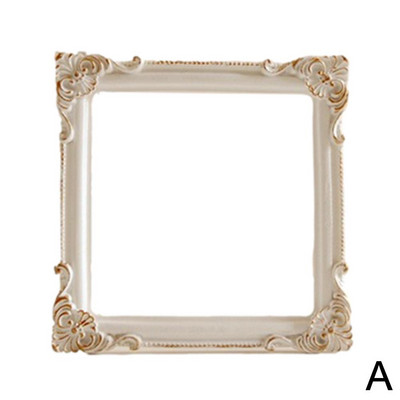 INS Golden Retro foto rāmis nagu mākslas rotaslietu dekorēšanai ar reljefu fotokartes reljefu attēlu rāmis, kas paredzēts fotografēšanai