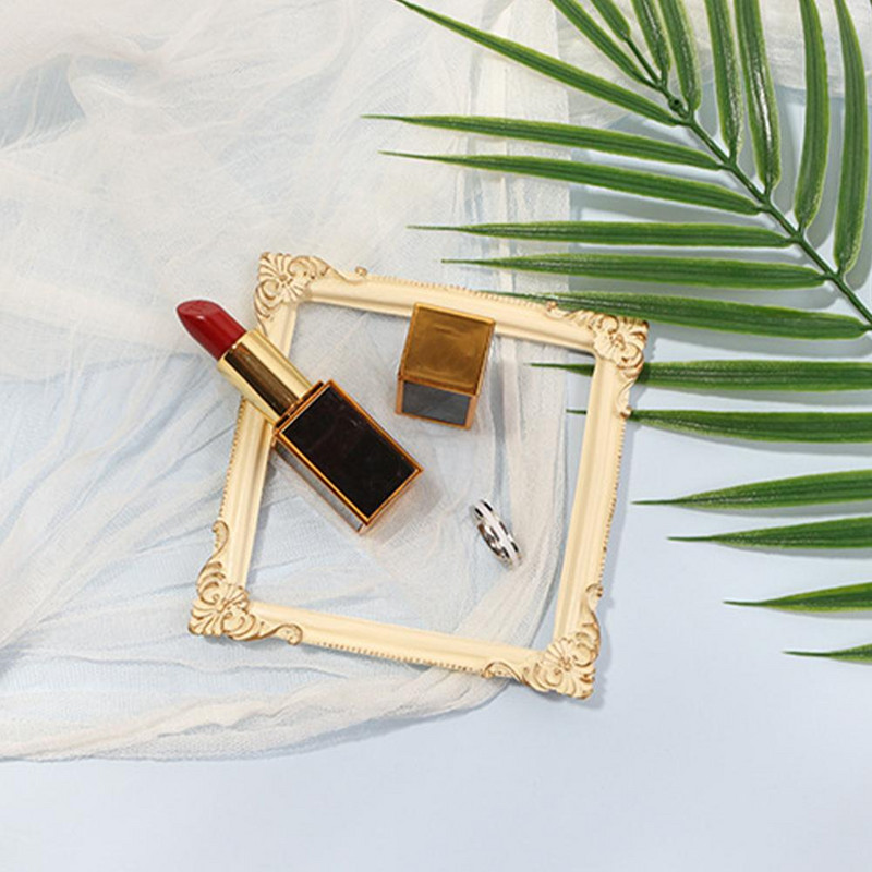 INS Golden Retro foto rāmis nagu mākslas rotaslietu dekorēšanai ar reljefu fotokartes reljefu attēlu rāmis, kas paredzēts fotografēšanai