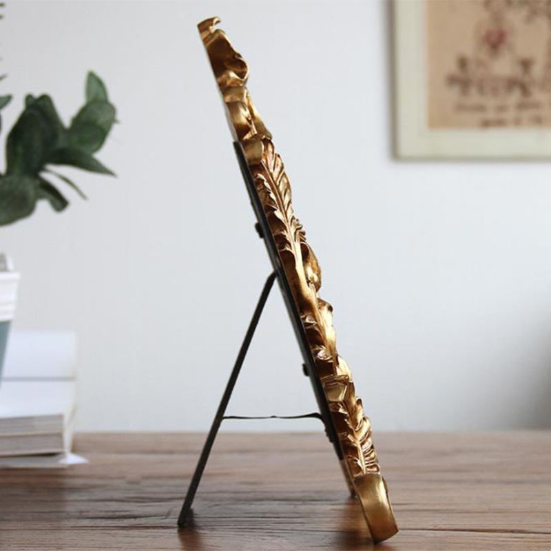 Vintage baroka stila foto rāmis, sveķu kāzu attēlu rāmja statīvs, foto turētājs