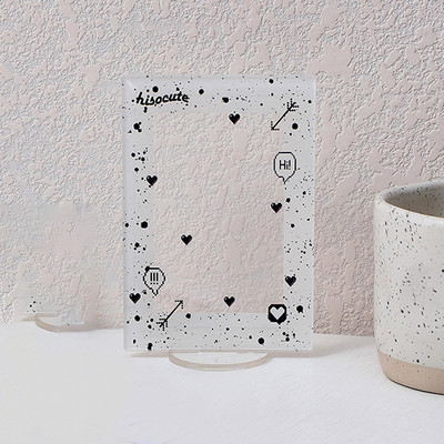 ins Kpop Idol nuotraukų albumas 3 colių Idol fotokortelių laikiklis Atvirukai Apsauginis Dėklas Nuotraukų Rankovės Darbastalio dekoravimo Stovas