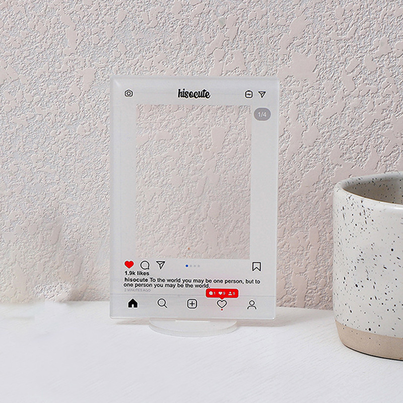 ins Kpop Idol nuotraukų albumas 3 colių Idol fotokortelių laikiklis Atvirukai Apsauginis Dėklas Nuotraukų Rankovės Darbastalio dekoravimo Stovas