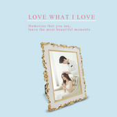 Europos kūrybingas nuotraukų rėmelių dekoravimas tapyba veidrodis vestuvių nuotraukų rėmelis biuro erdvė kambario spintelės komplektas stalas nuotraukų rėmelis