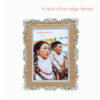 Europos kūrybingas nuotraukų rėmelių dekoravimas tapyba veidrodis vestuvių nuotraukų rėmelis biuro erdvė kambario spintelės komplektas stalas nuotraukų rėmelis