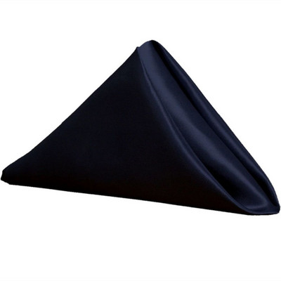 1 ΤΕΜ 40 x 40 εκ. Πολυτελή τετράγωνα τραπεζοπετσέτες ψεύτικο σατέν ύφασμα με στρίφωμα μαντήλι Τραπεζοπανί γάμου Διακόσμηση δείπνου