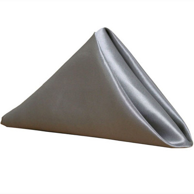 1 ΤΕΜ 40 x 40 εκ. Πολυτελή τετράγωνα τραπεζοπετσέτες ψεύτικο σατέν ύφασμα με στρίφωμα μαντήλι Τραπεζοπανί γάμου Διακόσμηση δείπνου