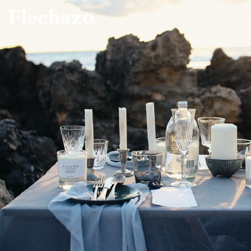 10 vnt Vestuvių dekoravimo audinys Servetėlė Lininė virtuvė Valgomasis Serviravimas Staltiesė Stalo dekoras Medvilnė vakarėlio audinys Marlė kaime