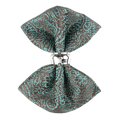 1Gb Kāzu galda salvetes 46x46cm poliestera kokvilnas apdruka banketu dekorēšanai ballītes restorānā DIY galda salvete bez gredzena