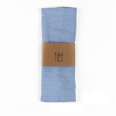 Jauna kokvilnas lina salvete Vīna stikla dvielis virtuves dvielis Paklājiņš virtuves fona audums restorāna paklājiņš