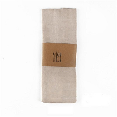 Jauna kokvilnas lina salvete Vīna stikla dvielis virtuves dvielis Paklājiņš virtuves fona audums restorāna paklājiņš