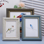 1 PC klasikinis retro stiliaus namų paveikslų rėmelis Vestuvių vaikų meno nuotraukų darbalaukio stalo rėmas 5–10 colių išskirtinio dekoro nuotraukų rėmelis