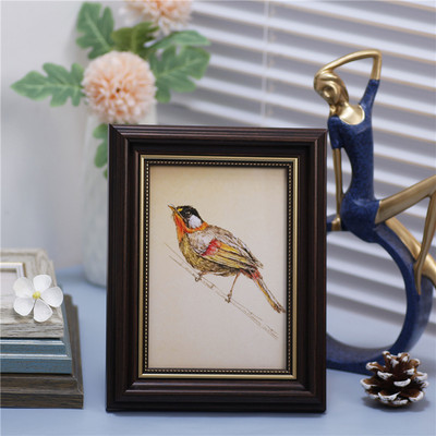 1 PC klasikinis retro stiliaus namų paveikslų rėmelis Vestuvių vaikų meno nuotraukų darbalaukio stalo rėmas 5–10 colių išskirtinio dekoro nuotraukų rėmelis