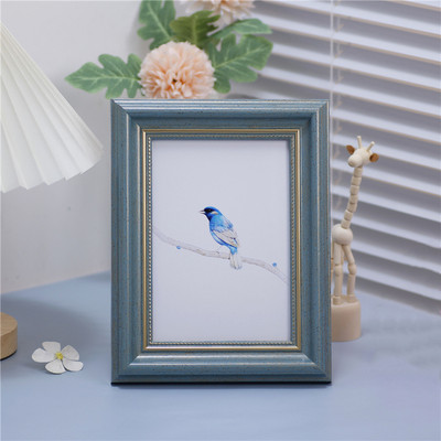 1 PC klasikinis retro stiliaus namų paveikslų rėmelis Vestuvių vaikų meno nuotraukų darbalaukio stalo rėmas 5–10 colių išskirtinio dekoro nuotraukų rėmelis