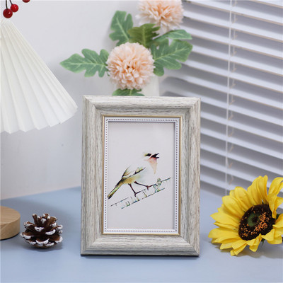 1 PC klasikinis retro stiliaus namų paveikslų rėmelis Vestuvių vaikų meno nuotraukų darbalaukio stalo rėmas 5–10 colių išskirtinio dekoro nuotraukų rėmelis