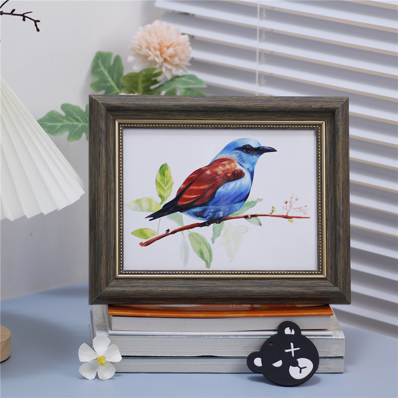 1 PC klasikinis retro stiliaus namų paveikslų rėmelis Vestuvių vaikų meno nuotraukų darbalaukio stalo rėmas 5–10 colių išskirtinio dekoro nuotraukų rėmelis