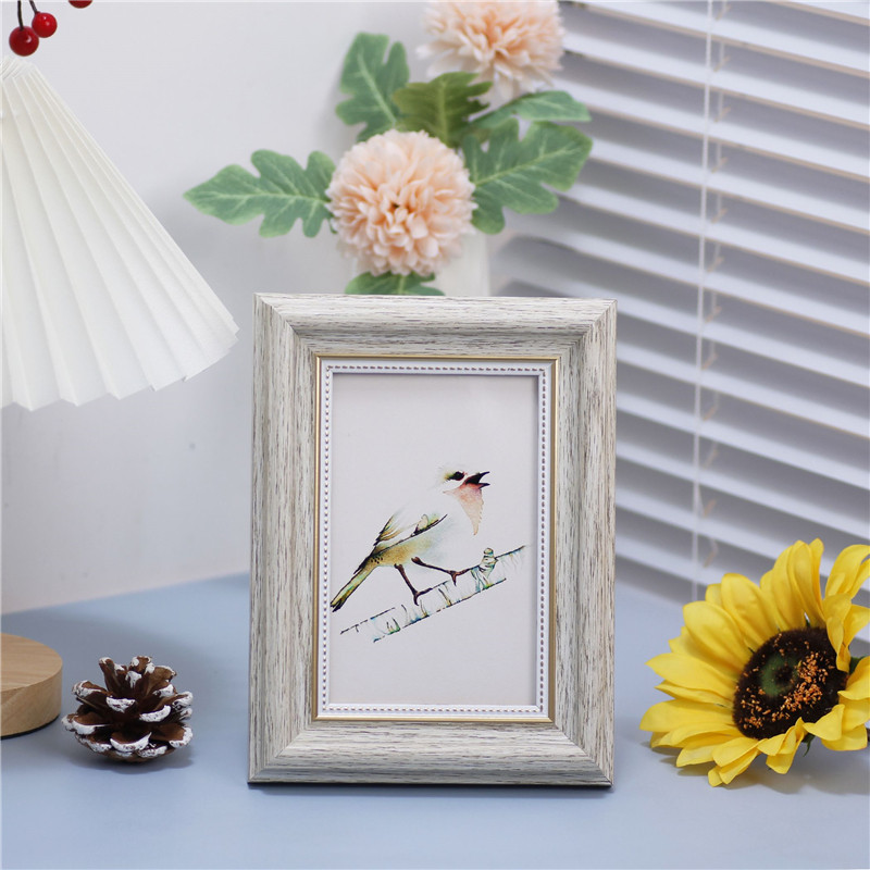 1 PC klasikinis retro stiliaus namų paveikslų rėmelis Vestuvių vaikų meno nuotraukų darbalaukio stalo rėmas 5–10 colių išskirtinio dekoro nuotraukų rėmelis