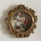 Retro foto rāmis Fona Sienas Apdare Glezniecība Piekārts Apdare Sveķu Foto rāmis Foto Rāmis Kombinēts Verandas dekors