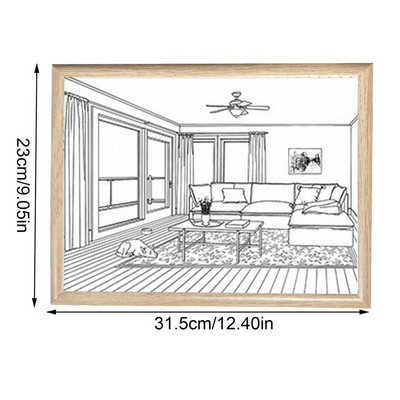 Akrila attēlu rāmji LED fona apgaismojums magnētiskais attēlu rāmis foto rāmji nakts gaisma viesnīcām bāriem restorāniem mājas dekorēšana