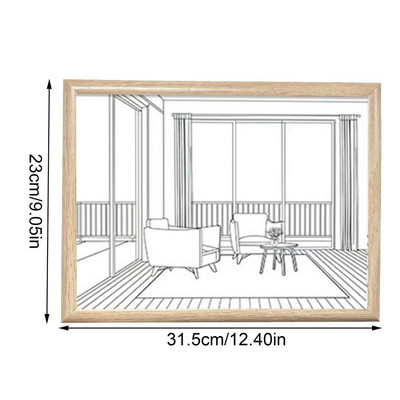 Akrila attēlu rāmji LED fona apgaismojums magnētiskais attēlu rāmis foto rāmji nakts gaisma viesnīcām bāriem restorāniem mājas dekorēšana