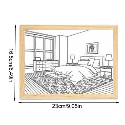 Akrila attēlu rāmji LED fona apgaismojums magnētiskais attēlu rāmis foto rāmji nakts gaisma viesnīcām bāriem restorāniem mājas dekorēšana