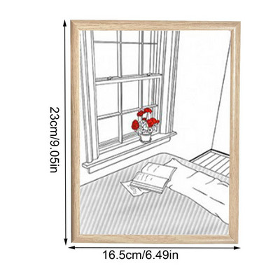 Akrila attēlu rāmji LED fona apgaismojums magnētiskais attēlu rāmis foto rāmji nakts gaisma viesnīcām bāriem restorāniem mājas dekorēšana