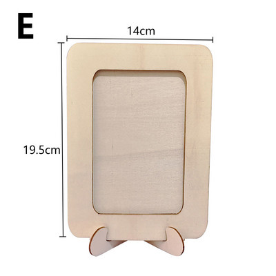 Nebaigtas medinis nuotraukų rėmelis Namų dekoras Vestuvės Kūdikio Gimtadienis Paveikslėliai Rėmeliai Pasidaryk pats amatai Dovanos Tapyba Paveikslų rėmeliai Meno dekoras