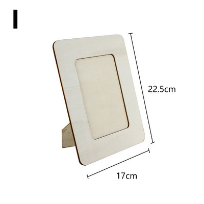 Nebaigtas medinis nuotraukų rėmelis Namų dekoras Vestuvės Kūdikio Gimtadienis Paveikslėliai Rėmeliai Pasidaryk pats amatai Dovanos Tapyba Paveikslų rėmeliai Meno dekoras