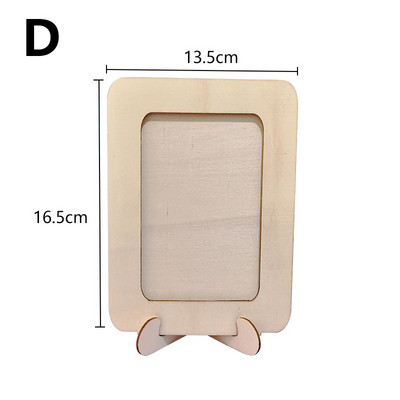 Nebaigtas medinis nuotraukų rėmelis Namų dekoras Vestuvės Kūdikio Gimtadienis Paveikslėliai Rėmeliai Pasidaryk pats amatai Dovanos Tapyba Paveikslų rėmeliai Meno dekoras