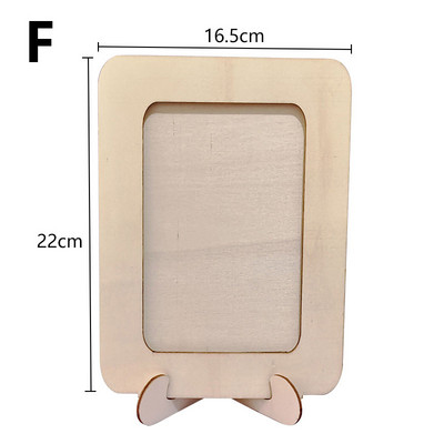 Nebaigtas medinis nuotraukų rėmelis Namų dekoras Vestuvės Kūdikio Gimtadienis Paveikslėliai Rėmeliai Pasidaryk pats amatai Dovanos Tapyba Paveikslų rėmeliai Meno dekoras