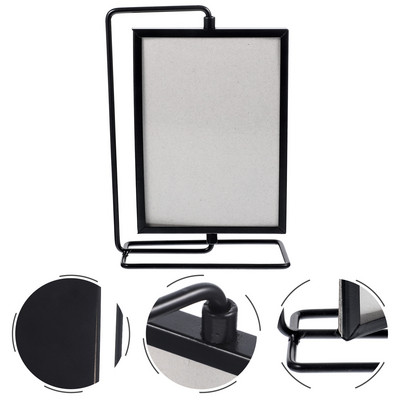 Kūrybingas besisukantis nuotraukų rėmelių festivalis Kalėdų paveikslėlis Vintažinis auksinis laikiklis Namų apyvokos dekoras Stalviršio kvadratas