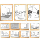 Nuotraukų rėmeliai Naktiniai šviestuvai Skaitmeniniai nuotraukų rėmeliai Sienų Meno Dekoras Namų Šviesos Apšvietimas LED Šešėlių Dėžutės Rėmas Šviesos Dėžė Miegamojo Dovanoms