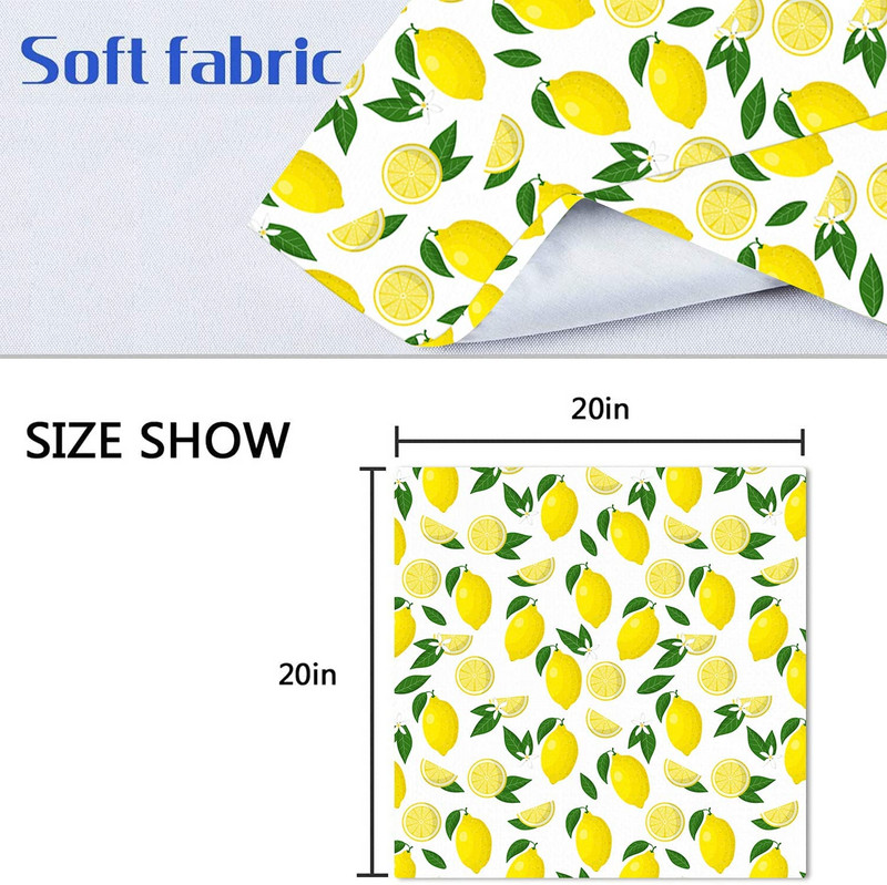 1Gb Jauki citronu ananāsi Jauki augļi Papīra salvetes Papīra dvieļi dzimšanas dienas ballīšu dekorēšanai un piederumiem