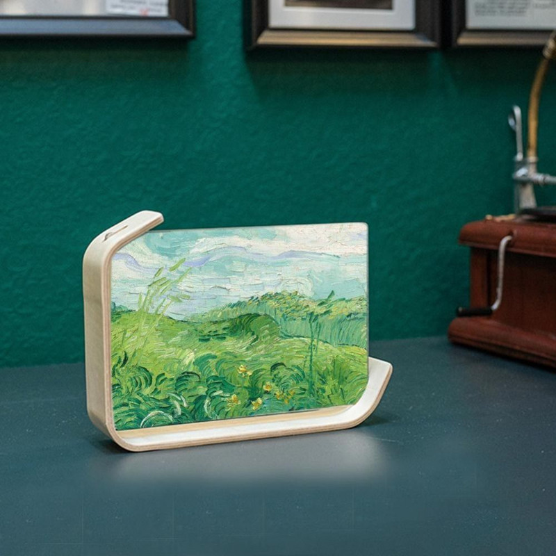 Koka riekstkoka foto rāmis Kalendārs Herbārija displejs Divpusējs akrila foto rāmis personalizēts foto rāmis