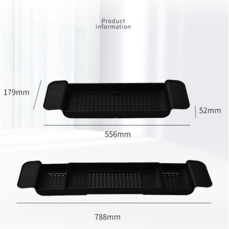 Vonios lentyna Ištraukiama Vonios Vonios Padėklas Dušo Caddy Bambuko vonia Vonios stovas Rankšluosčių laikiklis Knygų laikiklis Sandėliavimo Tvarkyklės priedai