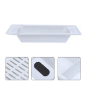 1Pc Creative Bathroom Toys Rack Πλαστική σχάρα μπανιέρας Δίσκος αποθήκευσης μπάνιου λευκό