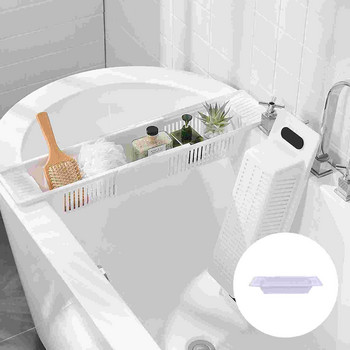 1Pc Creative Bathroom Toys Rack Πλαστική σχάρα μπανιέρας Δίσκος αποθήκευσης μπάνιου λευκό