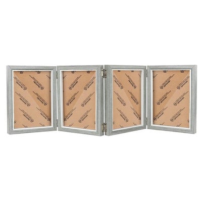 Ramă foto triplă Rame foto colaj 6 în 7 în Ramă foto pliabilă din lemn de înaltă definiție Familie de cadre de birou rustice