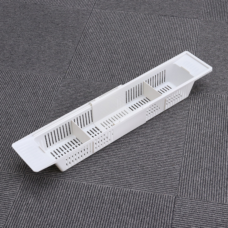 Поднос Вана Органайзер за баня Кошница Поставка Държач за рафт Вана Мивка Играчка за миене на баня Плодове Регулируем душ Зеленчуков Разтегателен